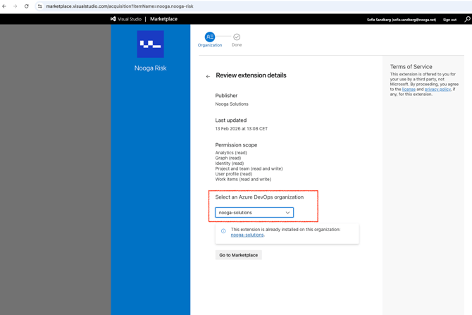 Image - Install Nooga Risk from VS Marketplace