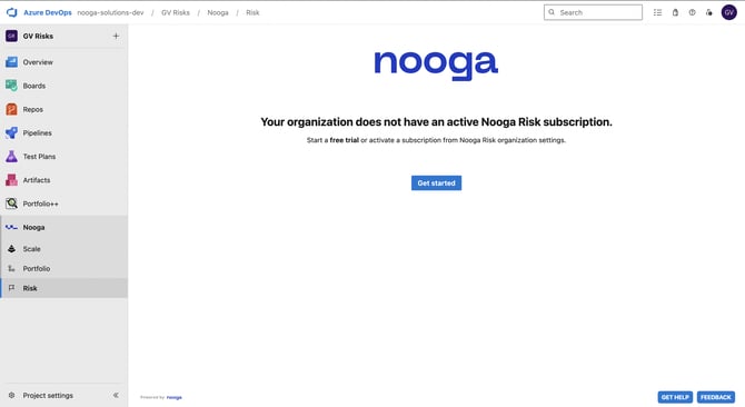 Image Nooga Risk - No active subscription